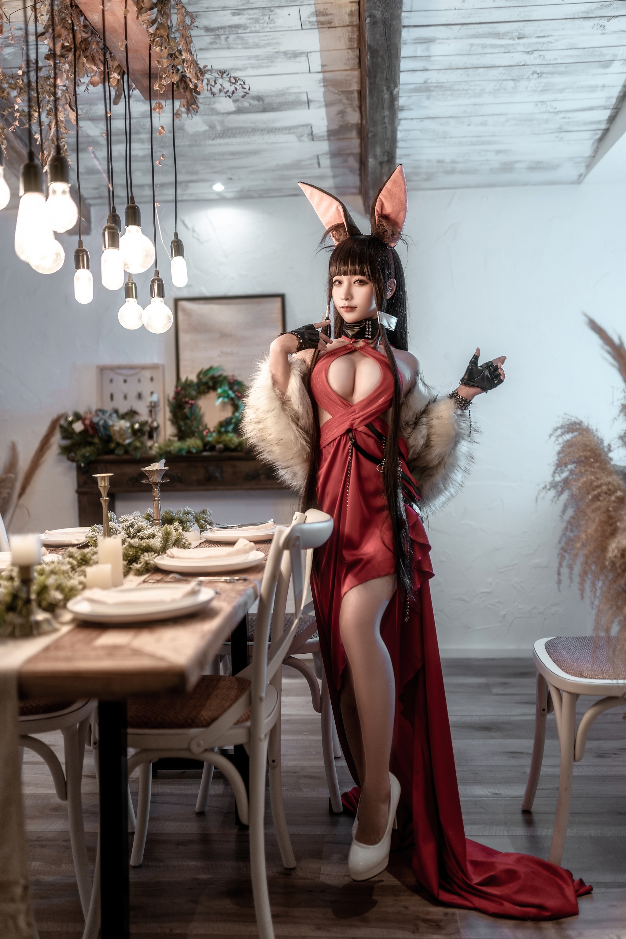蠢沫沫 – NO.236 Akagi Ruby-Laced Beauty (Azur Lane)[40P]-XikXak